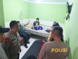 Kapolres Gowa Jenguk Personel dan Anak Anggota yang Sakit di RS Bhayangkara 