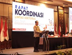 Kapolda Sulsel Buka Rakor Lintas Sektoral Ops Kepolisian Mandiri Kewilayahan Mantap Praja Pallawa