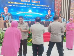 Meriah, Kenal Pamit Direskrimsus Polda Sulsel, Kapolda : Sudah Seperti Saudara