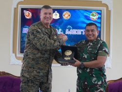 LATIHAN BERSAMA PRAJURIT PETARUNG MALAKA YONIF 10 MAR/SBY DENGAN UNITED STATES MARINES CORP RESMI DIBUKA