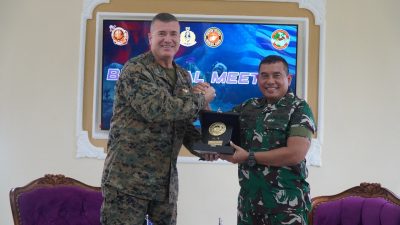 LATIHAN BERSAMA PRAJURIT PETARUNG MALAKA YONIF 10 MAR/SBY DENGAN UNITED STATES MARINES CORP RESMI DIBUKA