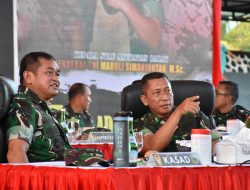 KSAD Kunker Di Kodam XVIII/Kasuari Tekankan Prajurit Tingkatkan Keimanan, Ketakwaan Dan Banyak Bersyukur