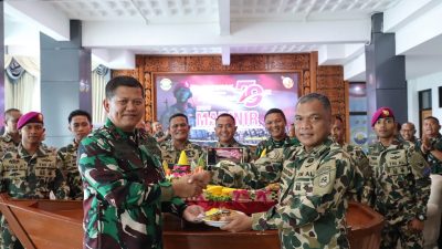 Tasyakuran Hari Ulang Tahun ke-79 Korps Marinir di Koarmada III
