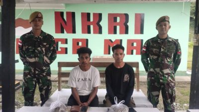 Satgas Pamtas RI-RDTL Sektor Barat Amankan Tiga WNA Asal Timor Leste Tanpa Dokumen Resmi