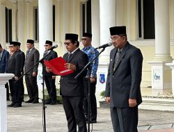Ketua Komisi II DPRD Tanjab Barat Bacakan Ikrar Hari Kesaktian Pancasila