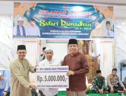 Wabup Katamso Safari Ramadan di Masjid Al-ULA Desa Penyabungan Kecamatan Merlung
