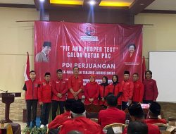 Sejumlah Anggota DPRD, Hadiri Fit And Propertest Calon Ketua PAC PDI-P Se-Tanjab Barat