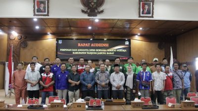 Buka Pintu Lebar DPRD Tanjab Barat Terima Audiensi Serikat Pekerja, Dorong Kebijakan Pro Buruh